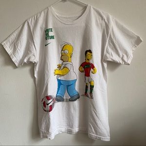 Nike Homer Simpson Soccer Tee Shirt